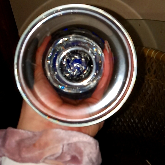 1940s Murano hand blown glass cobalt blue vase - Picture 5 of 5